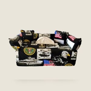 Tribute to Army Tissue Sofa Box Cover